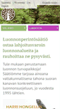 Mobile Screenshot of luonnonperintosaatio.fi