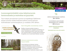 Tablet Screenshot of luonnonperintosaatio.fi